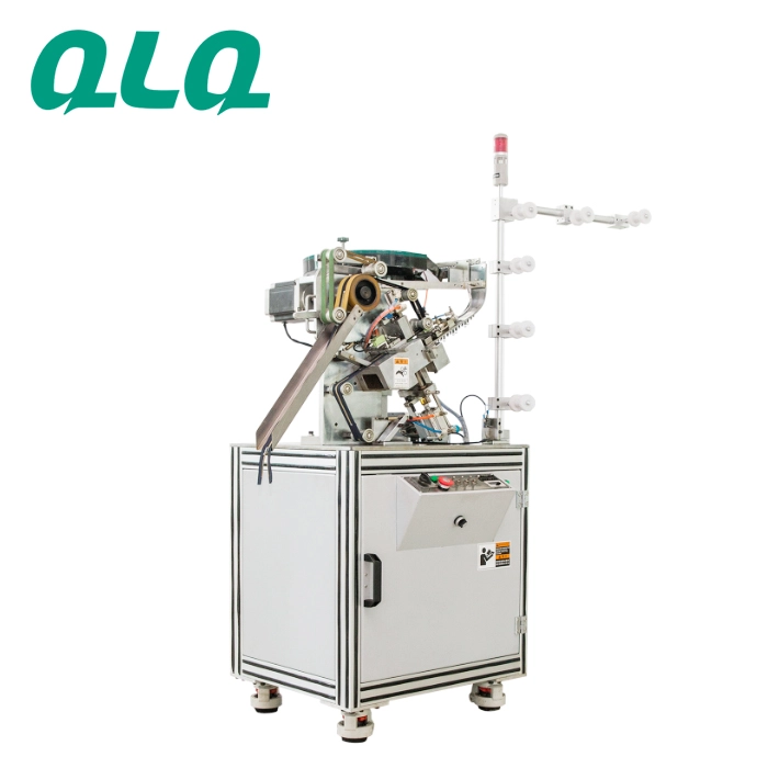 Nylon Zipper Coil Zipper Automatic Slider Mounting Machine, Finished Zipper Slider Making Machine Factory Assembly