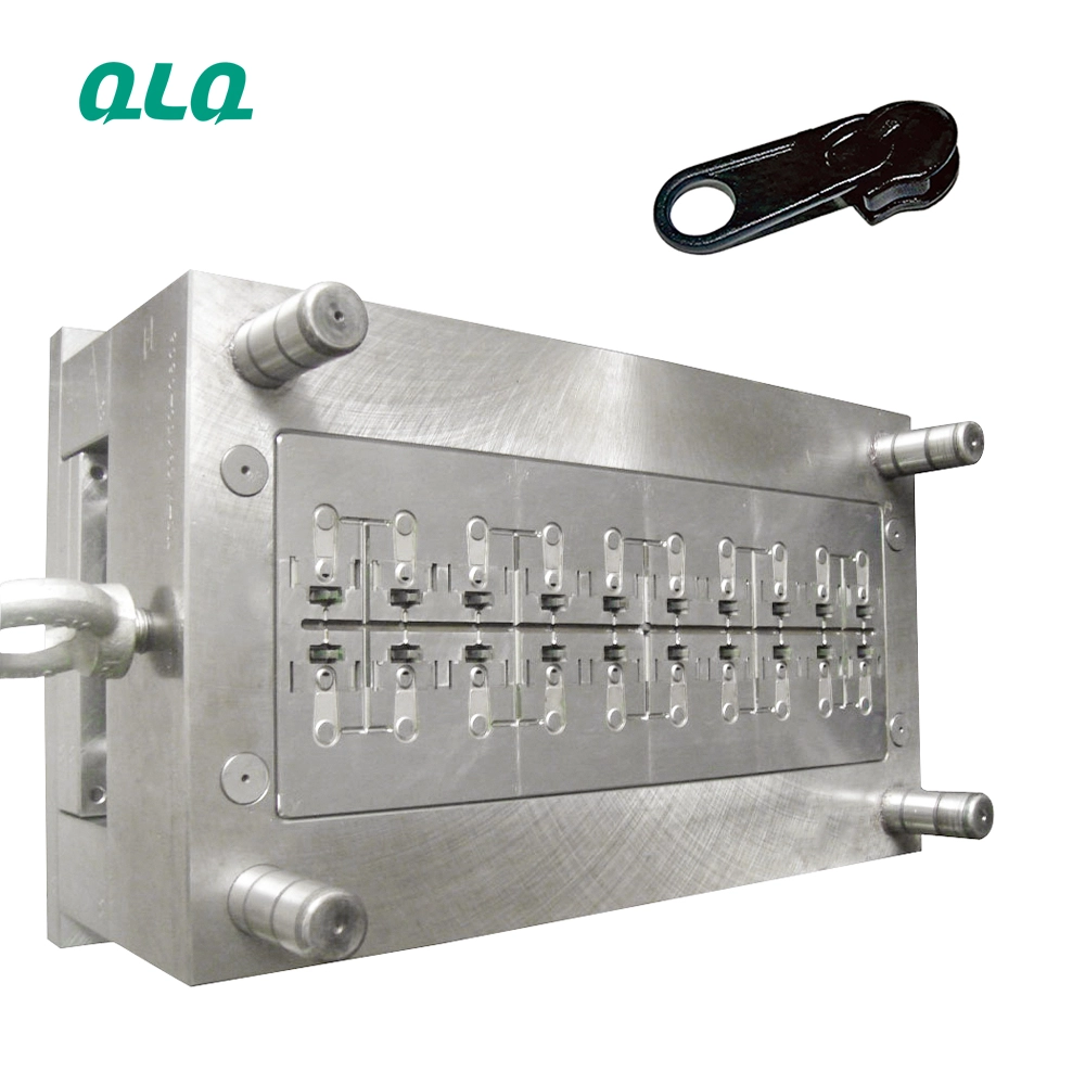 Plastic slider injection mould Zipper moulding factory slider button injection mold price POM puller zipper slider making Mould