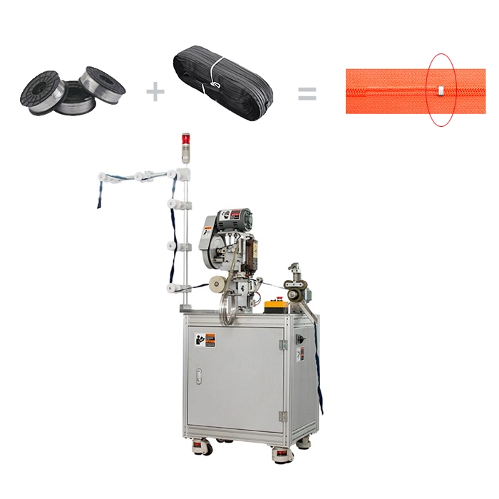 Factory Price Nylon Zipper Bottom Stop Machine Zipper Making Machine Manufacturer nylon closed end zipper bottom stopper machine