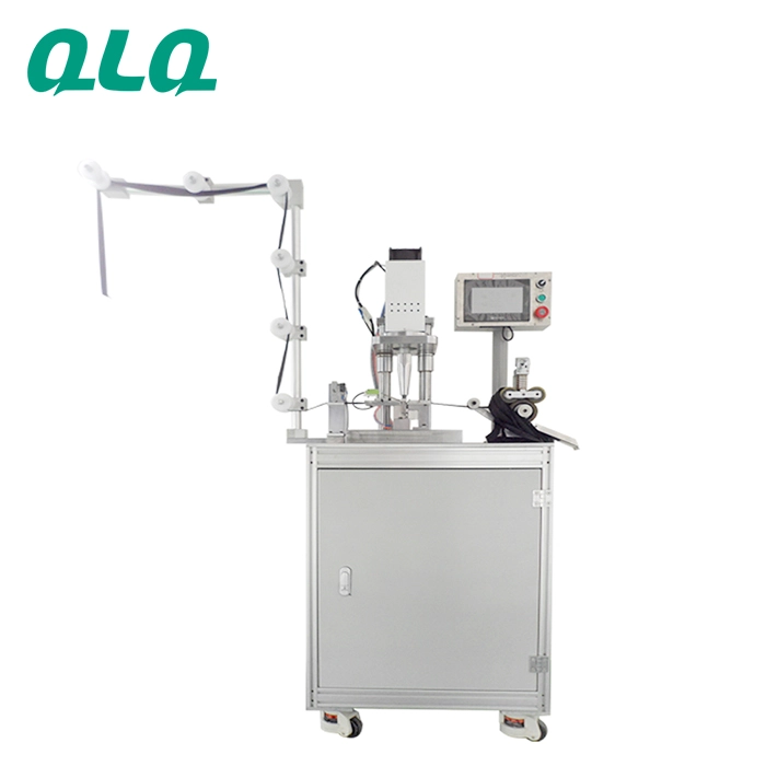 Auto Invisible Zipper Ultrasonic Teeth Melting Bottom Stop Zipper Slider Making Welding Machine for Finished Zippers Bottom Stop