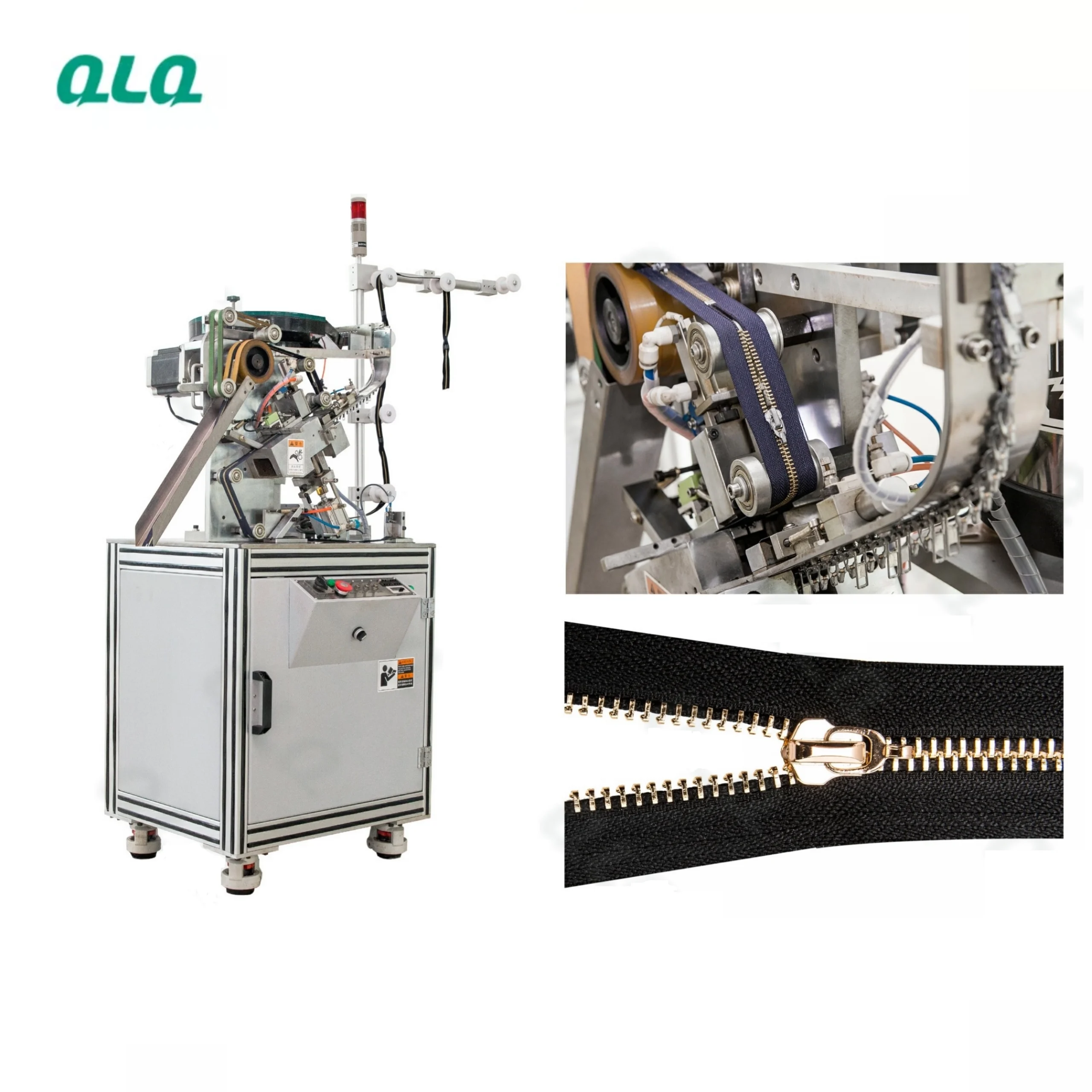 Metal Close-end Zipper Slider Mounting Machine Auto-lock Pin-lock Slider  Mounting  Machine QLQ