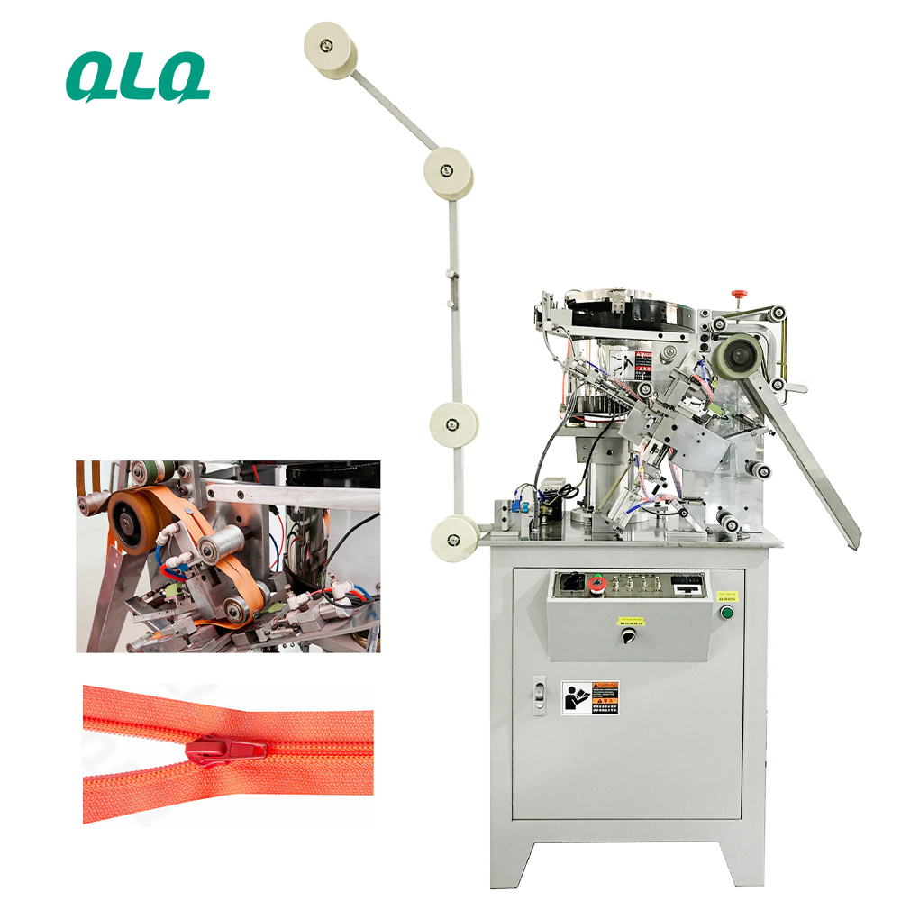 Nylon Zipper Open-end Slider auto lock non lock slider mounting Machine Finish Zipper Making Machine