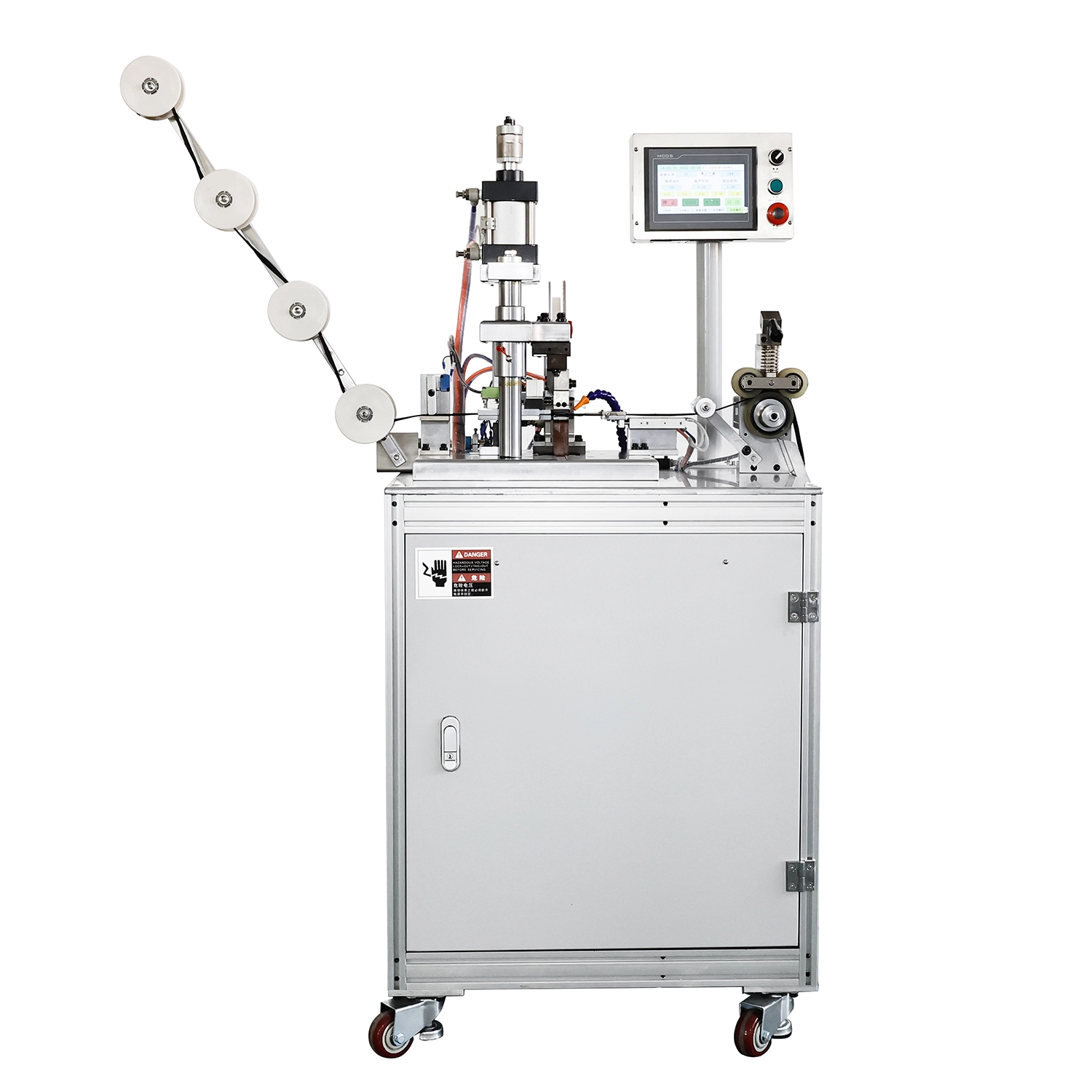 Factory Direct Sell Reverse Zipper Making Machine Nylon Zipper Ultrasonic Film Sealing Machine