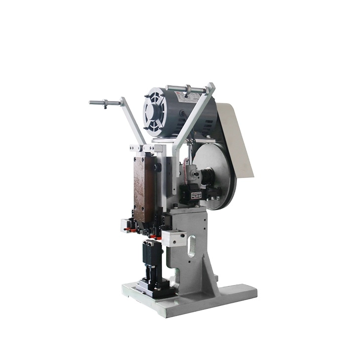 Semi-Automatic nylon zipper top stop machine by aluminum top stop wire zipper machine china top stop machine