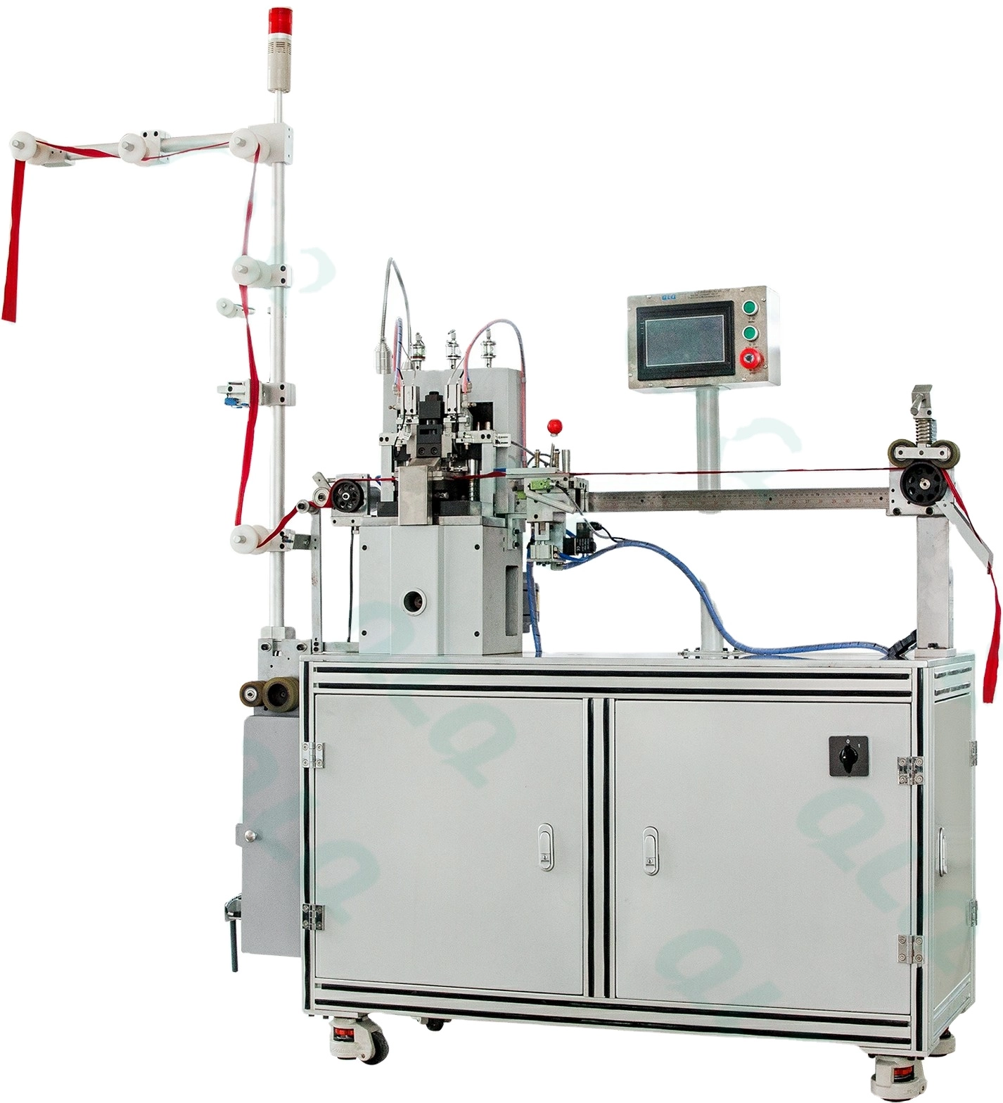 QLQ-IDGM Automatic Invisible Zipper Double Trimming Gapping Machine(long model)